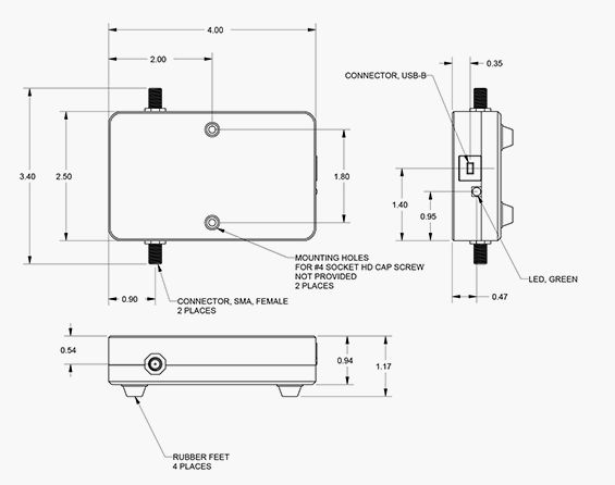 LDA-602EH Digital Attenuator Mechanical