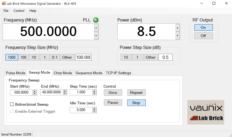 BLX-403-20 Windows GUI
