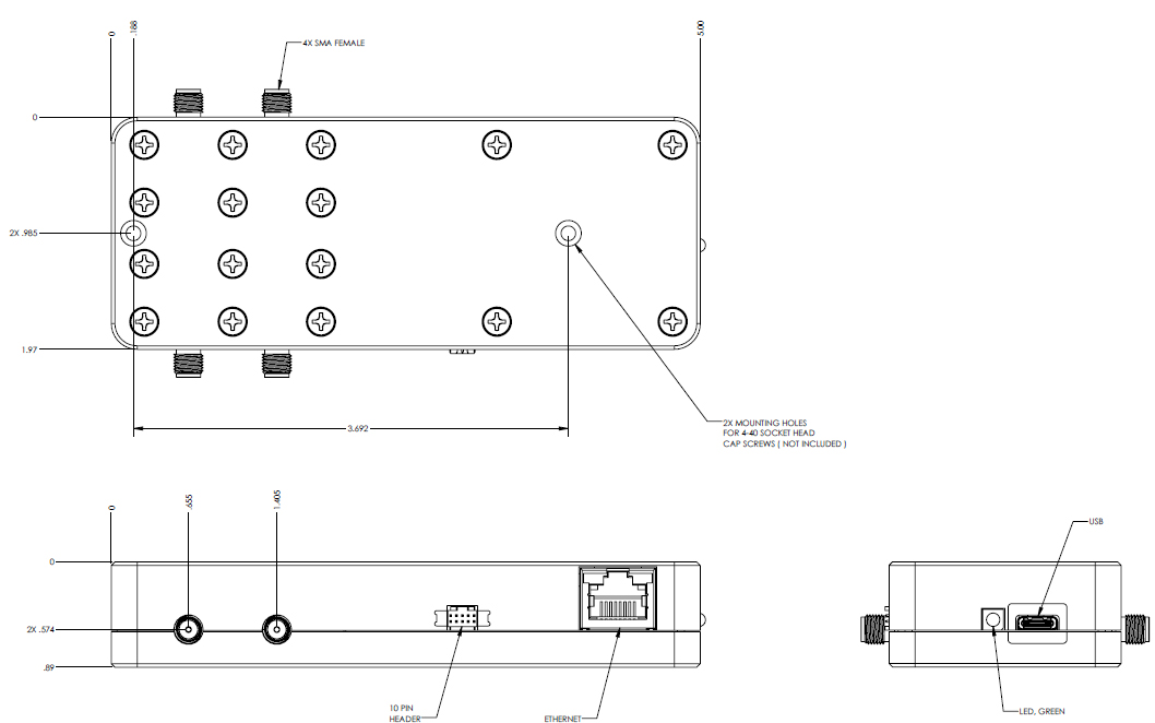LDA-908V-2 High Resolution Digital Attenuator Mechanical