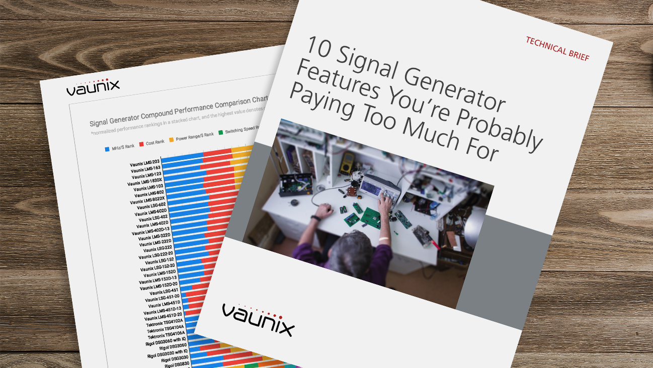 Tech Brief Helps RF Engineers Make Portable vs. Benchtop Signal Generator Decision