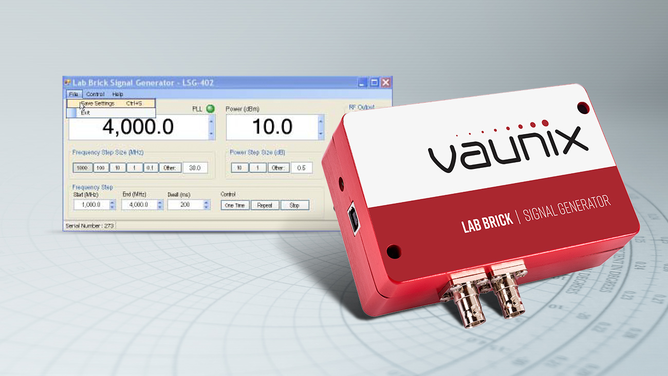 Programming Lab Brick Portable RF Signal Generators